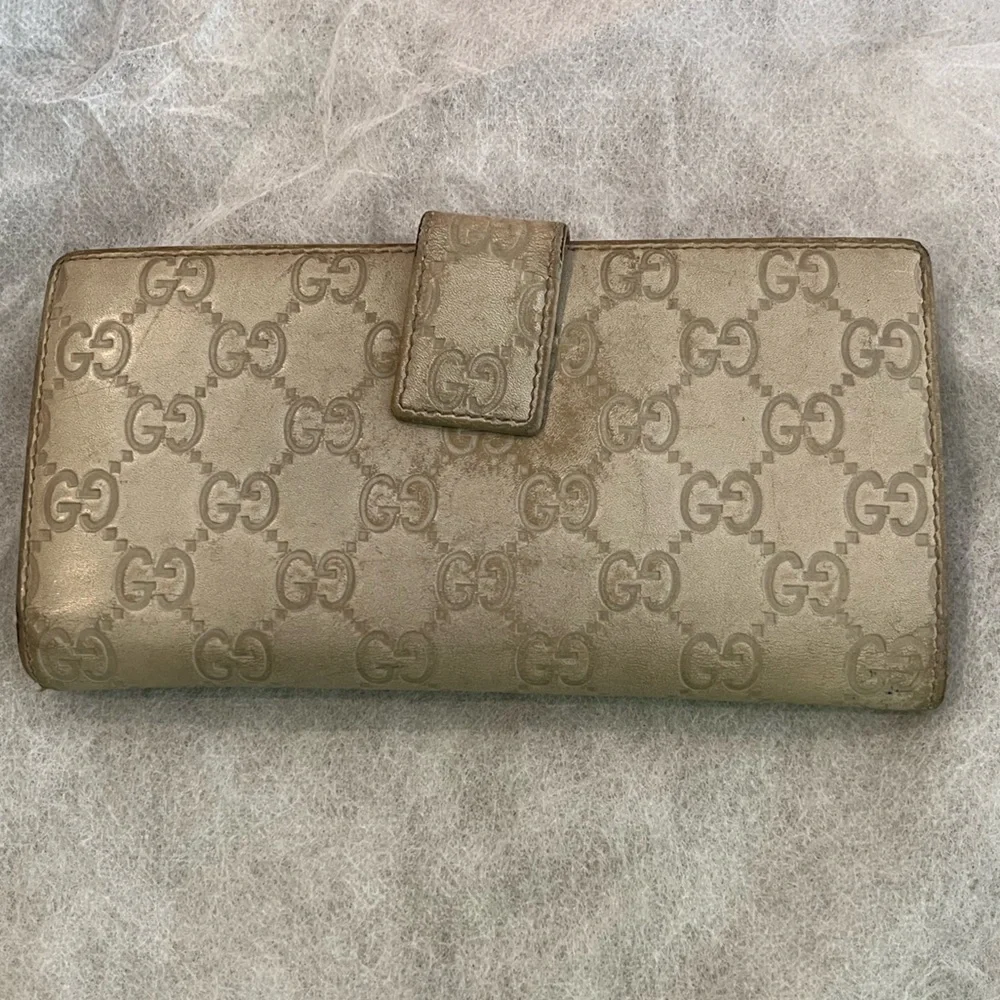 AUTHENTIC VINTAGE GUCCI GUCCISSIMA LEATHER BI-FOLD LONG WALLET - GG MONOGRAM - Picture 8 of 15